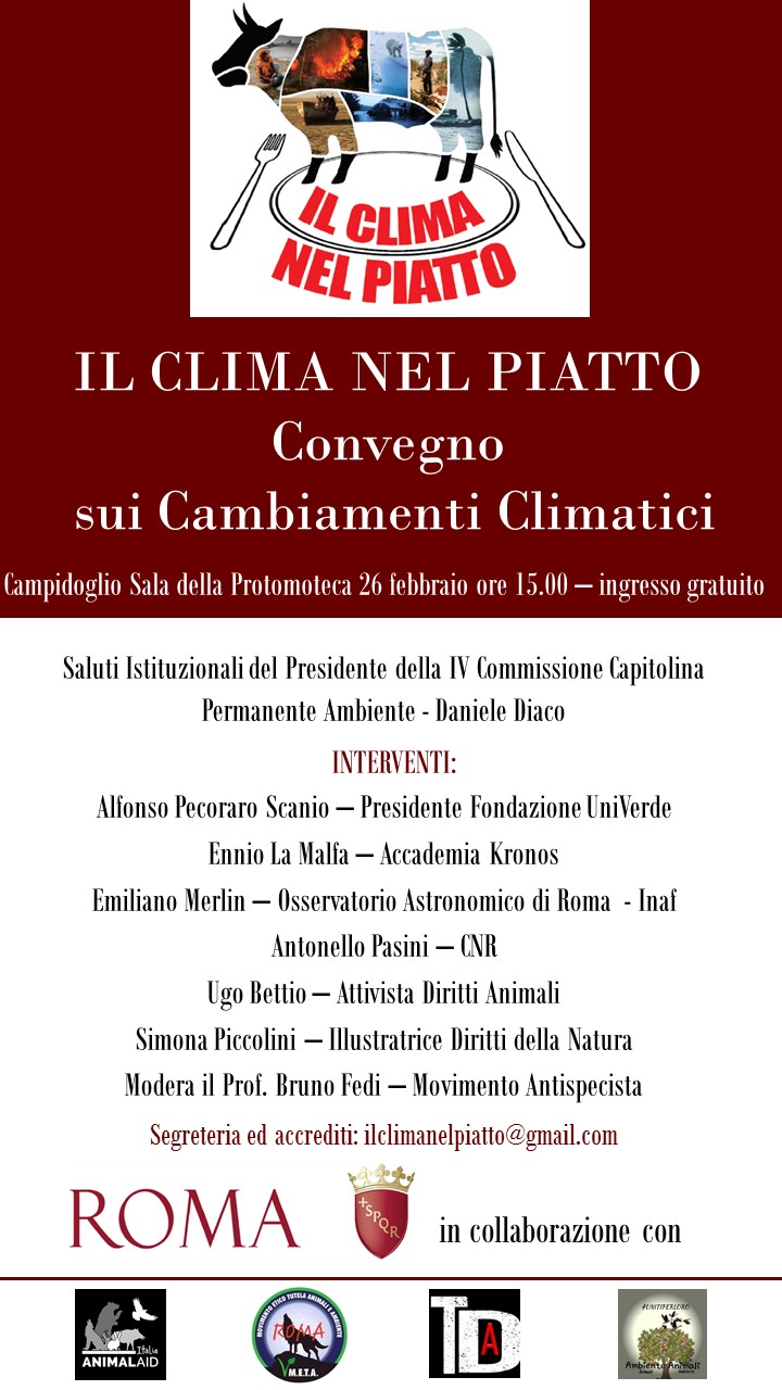 Il clima nel piatto: convegno sui cambiamenti climatici